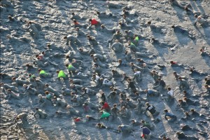 Participantes en al zona de Fango.