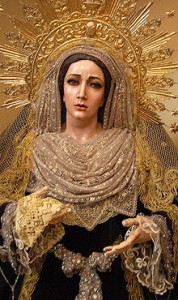 La Virgen de la Salud, su preferida.